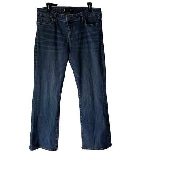 KUT from the Kloth Women’s Jeans‎ Size 16 Bootcut Medium Wash Distressed Hem - Picture 1 of 12